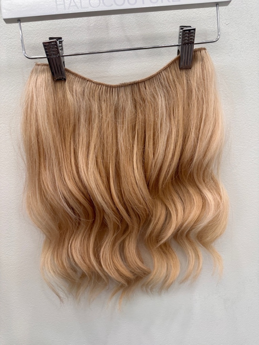 Halocouture Warm Blonde with highlights Halo Hairpiece - Picture 2 of 5